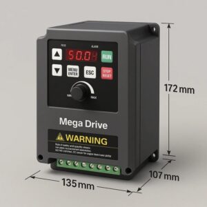 اینورتر مگا درایو 0.75 کیلووات تک فاز